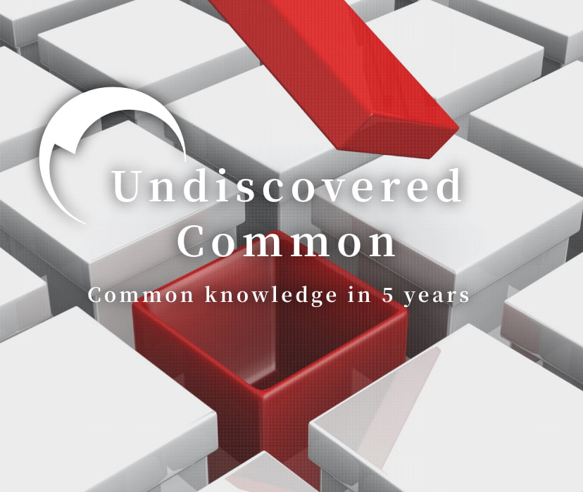 Undiscovered Common : Common knowledge in 5 years